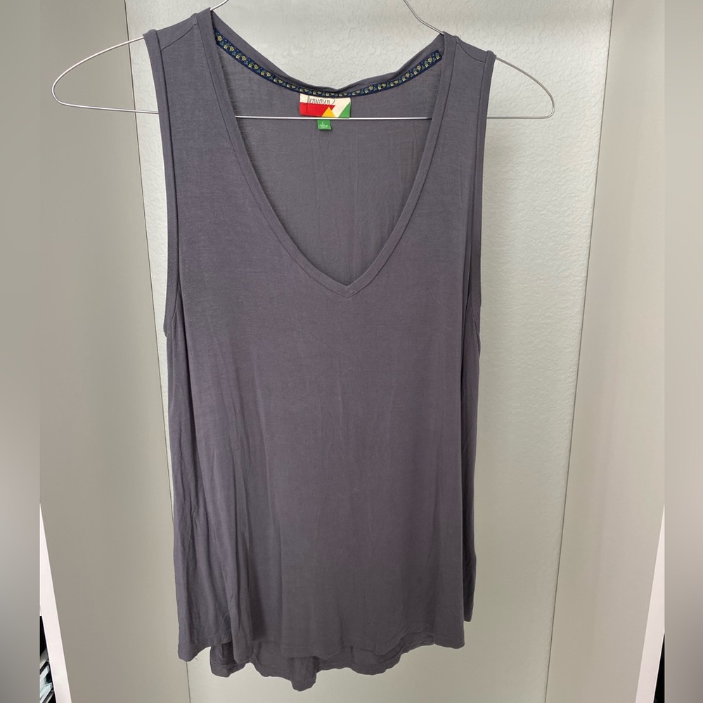 Grey Sleeveless Tank